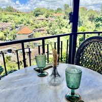 What a view!  at Plant Bistro in Ubud