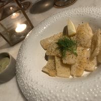 calamari made from konjac  at Plant Bistro in Ubud