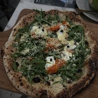 Pizza with salmon, was a 10/10  at Plant Bistro in Ubud