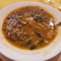 Vegetable soup for 9.50 eur at Trattoria Da Leo in Lucca