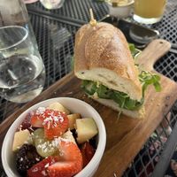 Quailfield Farms Cucumber & Roasted Beet Sandwich  at Cameo Love Market in Asbury Park