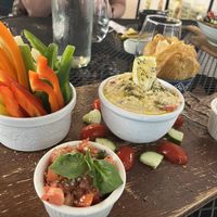 Roasted Red Pepper Hummus Made with Love  at Cameo Love Market in Asbury Park