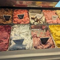 Vegan fruit ice creams at Ildikó Cukrászda in Szarvas