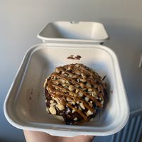 Snickers donut   at Golden Glaze Dougnuts  in Worcester