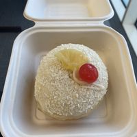 Pina colada donut   at Golden Glaze Dougnuts  in Worcester