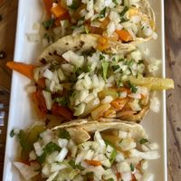 Vegan tacos  at Rincón de Sabores Granada in Granada