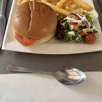 Vegan Burger  at Old Station Restaurant in Spean Bridge