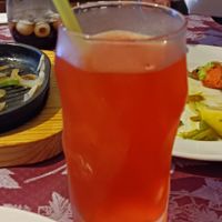 Rooh Afza con limone at Restaurante Tandoori in Gijon