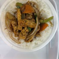 Vegan Ginger Tofu Stir Fry  at Thai Express  in Kitchener