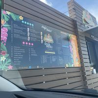 Menu  at Island Girl in Guam