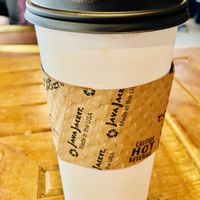 Delicious oat milk latte   at Cafe Atlantique in Milford