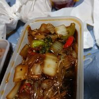 Black pepper with mixed veg at China Star in Brighton