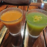 Cold press joices at Bio & Natural - Con Constituyentes in Playa Del Carmen