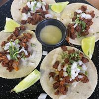 Cold tough tacos  at Bio & Natural - Con Constituyentes in Playa Del Carmen