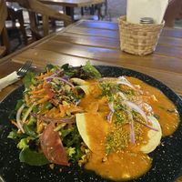 טורטיות עם טופו וסלט. מוצלח בעיניי   at Bio & Natural - Con Constituyentes in Playa Del Carmen