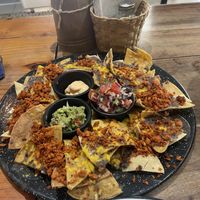 Nachos (not the greatest).  at Bio & Natural - Con Constituyentes in Playa Del Carmen