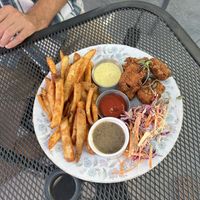 Fried Chicken  at Buffalo Rouge Brewing in Kelowna