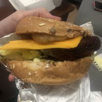 BBQ burger  at Naughty Vegan  in Abu Dhabi