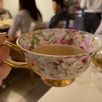 Lovely full bodied pot of jasmine tea to finish  at Gong De Lin in Melbourne