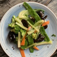 Stirfry veggies at Gong De Lin in Melbourne