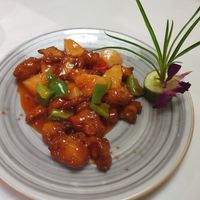 Sweet and sour 'pork' at Gong De Lin in Melbourne