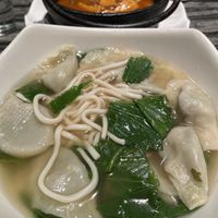 Vegetable dumpling soup    at Gong De Lin in Melbourne