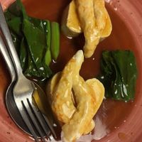 A tofu entree. Delicious especially the sauce  at Gong De Lin in Melbourne