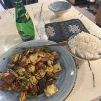 Veg beef, mushrooms and cabbage   at Gong De Lin in Melbourne