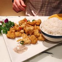 Salt n pepper ‘squid’ at Gong De Lin in Melbourne