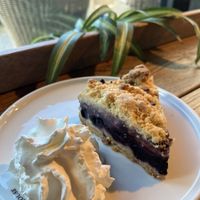 Blueberry pie   at Espresso House in Trelleborg