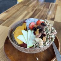 Vegan delicious smoothiebowl  at Together Cafe in Koh Lanta