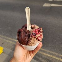 Black cherry praline! at Gelateria Romeo & Giulietta in North London