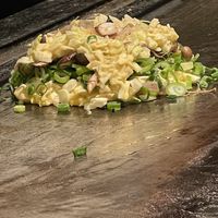   at Okonomiyaki Mizuno in Osaka