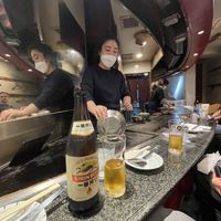   at Okonomiyaki Mizuno in Osaka