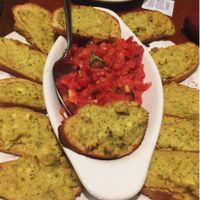 Vegan Bruschetta with Cashew Cheese at Pizza Luce - Lyndale Ave in Minneapolis