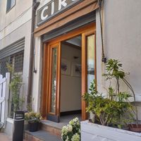 Courtyard outside seating in back at Bar Pasticceria Ciro in Alghero