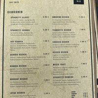 Eisbecherkarte  at Impi Snack in Cologne