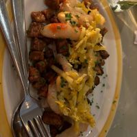 Gamba with tempeh at Fret  in Den Bosch