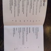 Diner menu at Fret  in Den Bosch