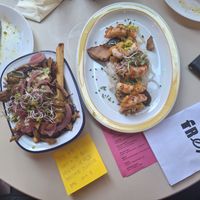 Kapsalon & gamba's met tempeh at Fret  in Den Bosch