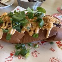 Hotdog with kimchi sauerkraut   at Fret  in Den Bosch