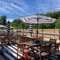Patio at veg+ in Hudson