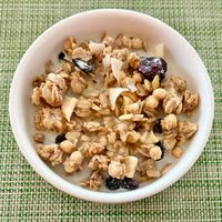 Granola  at Al Mizah Restaurant in Abu Dhabi