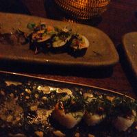 2 tipos de sushi el de aguacate y setas at Asia Asia - Dubai Marina in Dubai