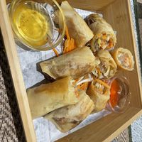 Spring rolls  at Restaurant Baan Thai in Fuerteventura