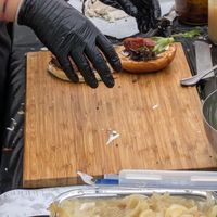 Burger building! at Chik  in Terrassa