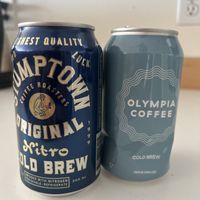 Canned cold brew found in the front of the store. Other vegan drinks, protein drinks, and kombucha in this section too!  at Sno-Isle Natural Foods Co-op in Everett