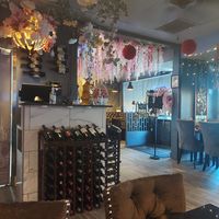 Staff said they decorate seasonally, very cute! at Signature Thai Cuisine in La Mesa