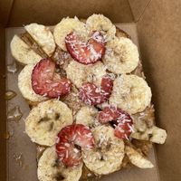 Banana PB toast with agave   at Ignite  in Guam