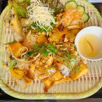 Tofu stir fry plate at S Vietnamese Cuisine in Kyoto